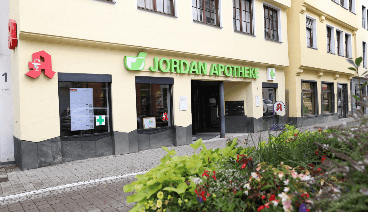 Jordan Apotheken Filiale von aussen